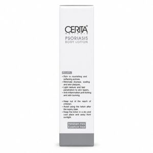 لوسیون بدن پسوریازیس سریتا Derma PSO حجم 250 میلی‌لیتر با روغن سیاهدانه و هیالورونیک اسید