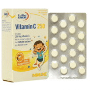 قرص جویدنی ویتامین C ( 250میلی گرم ) یوروویتال 60 عددی