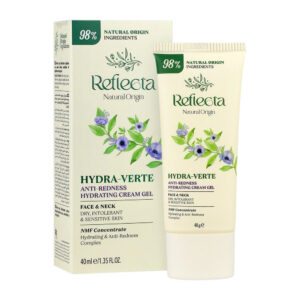 کرم ژل مرطوب کننده صورت و گردن مناسب پوست های خشک حساس و مستعد به قرمزی رفلکتا 40 میلی لیتر