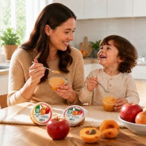 پوره سیب زردآلو سان فرش در ظرف ۱۲۰ گرمی