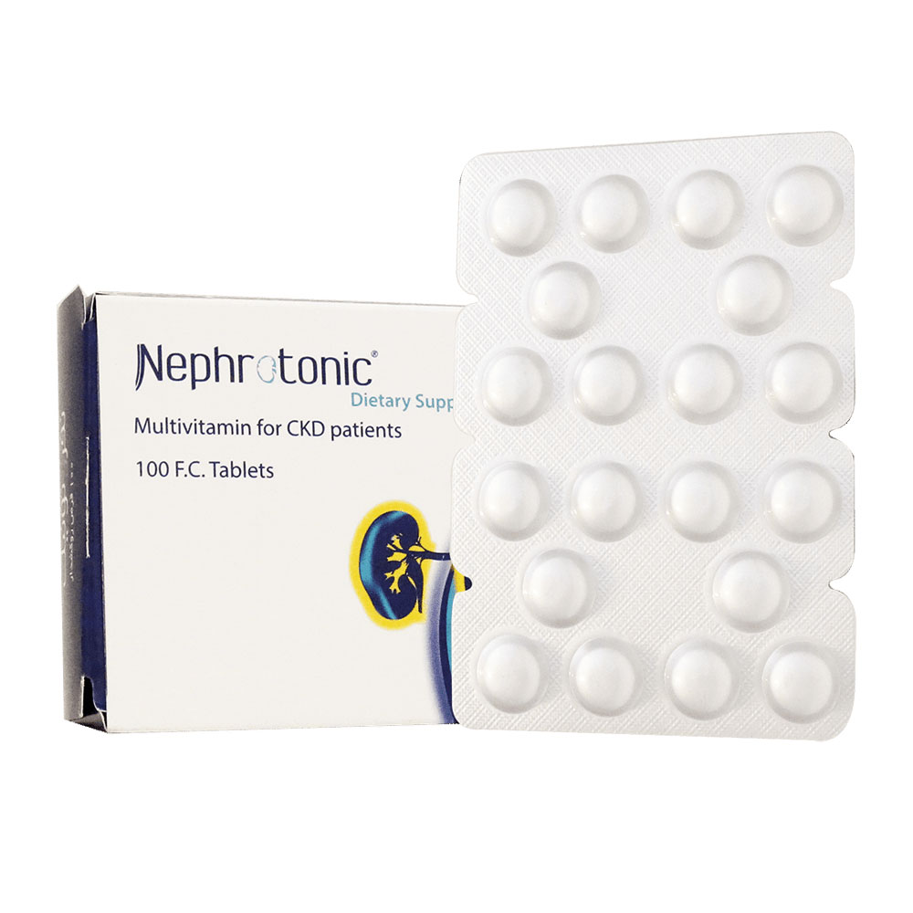 nefprotonic قرص نفروتونیک مخصوص بیماران کلیوی زهراوی 100 عددی